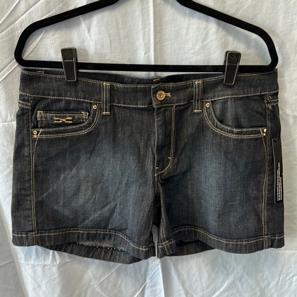White House Black Market jean shorts, size 12, new with tags, never worn
